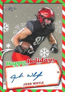 2022 Leaf Holiday Packs - Happy Holidays Autographs #HH-JW1 Josh Whyle Front