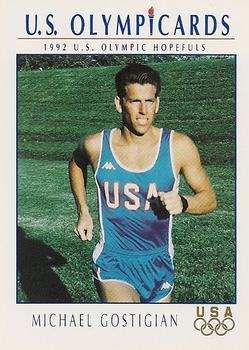 1992 Impel Olympicards: 1992 U.S. Olympic Hopefuls #54 Michael Gostigian Front
