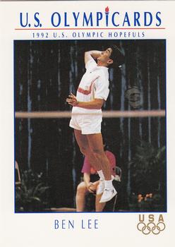 1992 Impel Olympicards: 1992 U.S. Olympic Hopefuls #6 Ben Lee Front