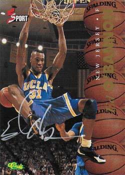 1995-96 Classic Five Sport Signings - Autographs #NNO Ed O'Bannon Front