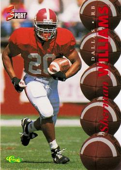 1995 Classic Five Sport - Red Die Cuts #75 Sherman Williams Front