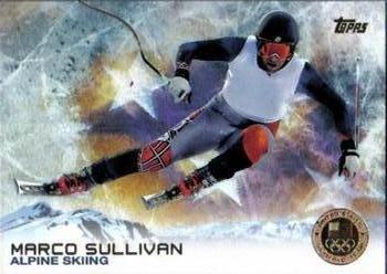 2014 Topps U.S. Olympic & Paralympic Team & Hopefuls - Gold #80 Marco Sullivan Front