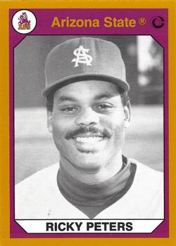 1990-91 Collegiate Collection Arizona State Sun Devils #165 Ricky Peters Front