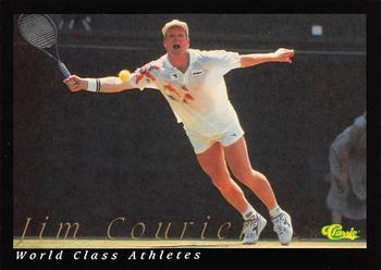1992 Classic World Class Athletes #46 Jim Courier Front