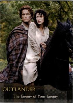 2016 Cryptozoic Outlander Season 1 #08 The Enemy of Your Enemy Front