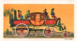 1967 Brooke Bond (Red Rose Tea) Transportation Through the Ages #16 Steam Coach Front