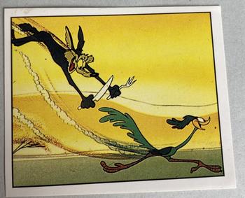 1990 Panini Happy Birthday Bugs #112 Wile E. Coyote / Road Runner Front