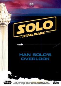 2018 Topps Solo: A Star Wars Story - Silver #68 Han Solo's Overlook Back