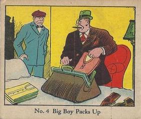 1937 Johnson Candy Dick Tracy (R41) #4 Big Boy Packs Up Front