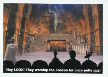 2018 RRParks Mystery Science Theater 3000 Series Two - Riff It! #94 Hey LOOK! they worship the coocoo for coco puffs Front