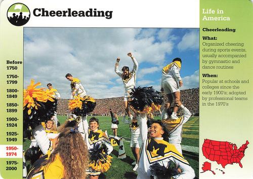 1994-01 Grolier Story of America #74.11 Cheerleading Front