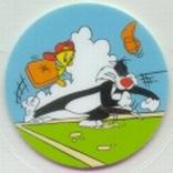 1995 Frito-Lay Looney Tunes Tazos #30 Sylvester Front