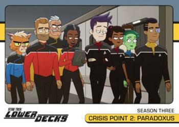 2023 Rittenhouse Star Trek Lower Decks Collectors Set #28 Crisis Point 2: Paradoxus Front
