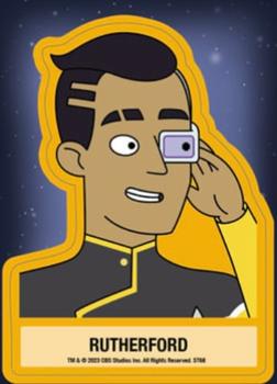 2023 Rittenhouse Star Trek Lower Decks Collectors Set - Character Sticker #ST66 Rutherford Front