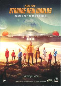 2023 Rittenhouse Star Trek Strange New Worlds Season One - Promos #P3 Album Exclusive Back