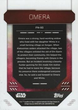 2023 Topps Finest Star Wars #FN-93 Omera Back