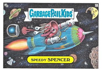 2023 Topps Garbage Pail Kids: Intergoolactic Mayhem - Space Farce #1a Speedy Spencer Front