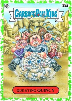 2023 Topps Garbage Pail Kids: Intergoolactic Mayhem - Booger Green #35a Questing Quincy Front
