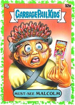 2023 Topps Garbage Pail Kids: Intergoolactic Mayhem - Booger Green #52a Must-See Malcolm Front