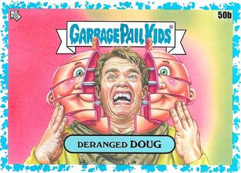 2023 Topps Garbage Pail Kids: Intergoolactic Mayhem - Galaxy Blue #50b Deranged Doug Front