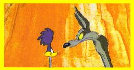 1997 Barratt Candy Sticks Looney Tunes #22 Wile E. Coyote / Road Runner Front