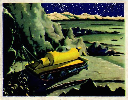 1958 Weetabix Conquest of Space Series A #22 Lunar Tractor Front