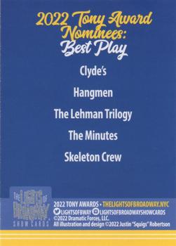 2022 The Lights of Broadway Tony Moments - Tony Award Nominees #NNO Best Play Back
