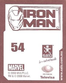 2008 Salo Marvel Iron Man Pelicula Album De Estampas #54 Estampa Normale 54 Back