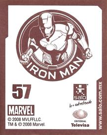 2008 Salo Marvel Iron Man Pelicula Album De Estampas #57 Estampa Normale 57 Back