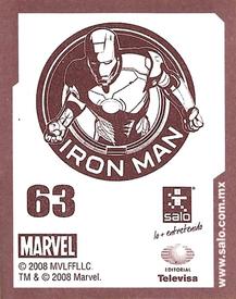 2008 Salo Marvel Iron Man Pelicula Album De Estampas #63 Estampa Normale 63 Back