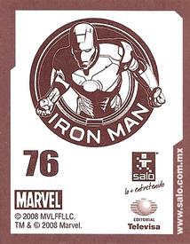 2008 Salo Marvel Iron Man Pelicula Album De Estampas #76 Estampa Normale 76 Back
