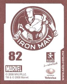 2008 Salo Marvel Iron Man Pelicula Album De Estampas #82 Estampa Normale 82 Back