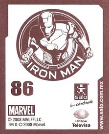2008 Salo Marvel Iron Man Pelicula Album De Estampas #86 Estampa Normale 86 Back