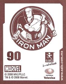 2008 Salo Marvel Iron Man Pelicula Album De Estampas #90 Estampa Normale 90 Back