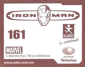 2008 Salo Marvel Iron Man Pelicula Album De Estampas #161 Estampa Normale 161 Back