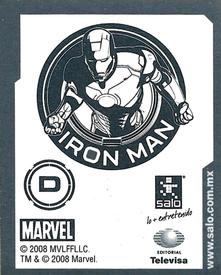 2008 Salo Marvel Iron Man Pelicula Album De Estampas #D Estampa Especiale D Back
