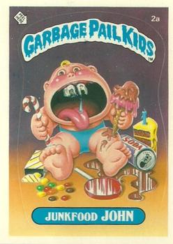 1985 Topps Garbage Pail Kids Series 1 #2a Junkfood John Front