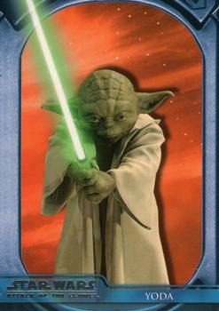 2002 Topps Star Wars: Attack of the Clones #5 Yoda Front
