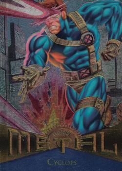 1995 Metal Marvel #91 Cyclops Front
