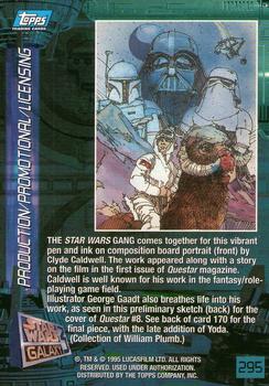 1995 Topps Star Wars Galaxy Series 3 #295 Luke with Gang Back