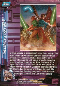 1995 Topps Star Wars Galaxy Series 3 #324 Hugh Fleming Back