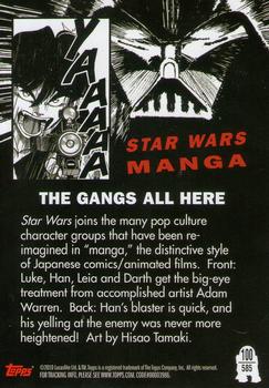 2010 Topps Star Wars Galaxy Series 5 #585 The Gangs All Here Back