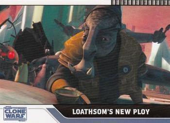 2008 Topps Star Wars: The Clone Wars #24 Loathsom's New Ploy Front