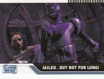 2008 Topps Star Wars: The Clone Wars #76 Jailed ...But Not for Long! Front
