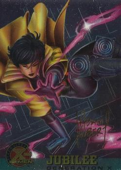 1995 Ultra X-Men Chromium - Gold Signature #32 Jubilee Front