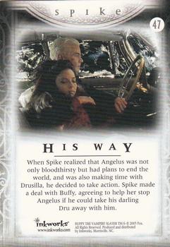 2005 Inkworks Buffy Men of Sunnydale #47 His Way Back