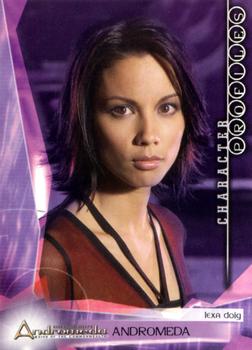 2004 Inkworks Andromeda Reign of the Commonwealth #5 Character Profiles: Andromeda (Lexa Doig) Front