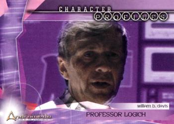 2004 Inkworks Andromeda Reign of the Commonwealth #11 Character Profiles: Professor Logich (William B. Davis) Front