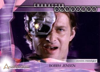 2004 Inkworks Andromeda Reign of the Commonwealth #14 Character Profiles: Bobby Jensen (Costas Mandylor) Front