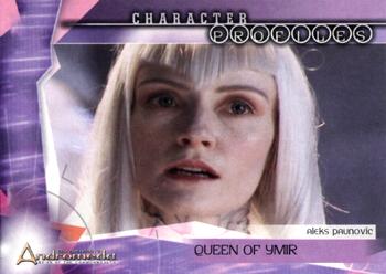 2004 Inkworks Andromeda Reign of the Commonwealth #15 Character Profiles: Queen of Ymir (Aleks Paunovic) Front